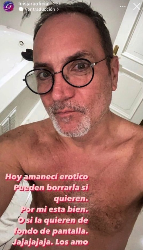 Lucho Jara desnudo