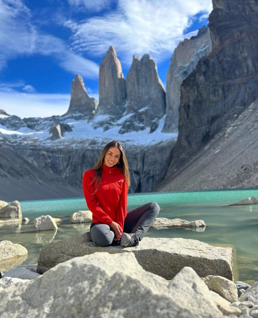 En las Torres del Paine: Jhendelyn Núñez maravilla con impactantes