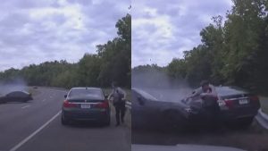 accidente policía