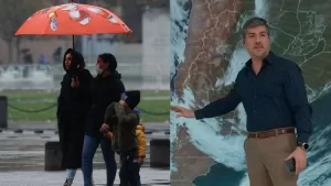 Eduardo Sáez Lluvia En Santiago