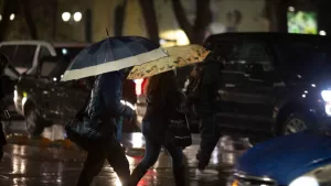 Lluvia En Santiago