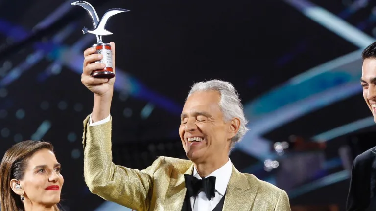 Andrea Bocelli Marcó Este Impresionante Peak De Rating Con Su Presentación En El Festival De Viña Del Mar 2024