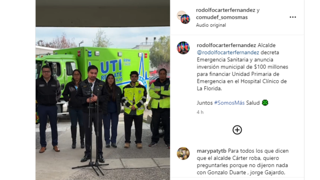 Alerta Sanitaria En La Florida. Carter En IG