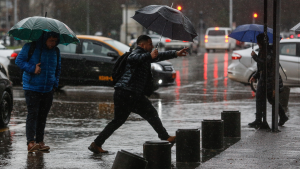 Lluvia En Santiago