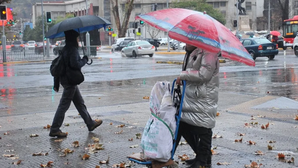 Lluvia En Santiago