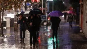 Lluvia En Santiago