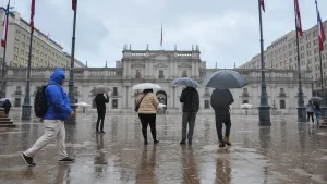 Lluvia En Santiago