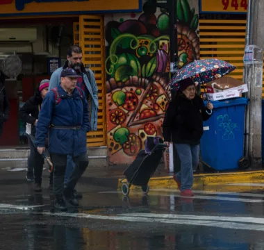 Heavy Rains Cause Chaos In Santiago