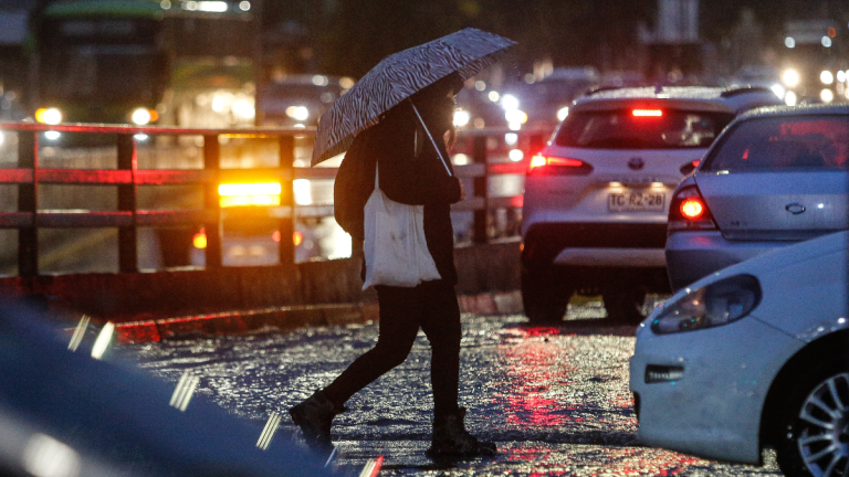 Lluvia En Santiago