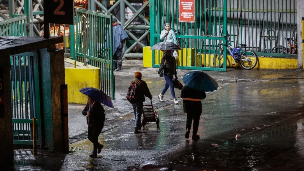 Lluvia En Santiago