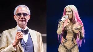 Andrea Bocelli Junto A Karol G