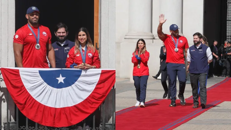 Francisca Crovetto Y Yasmani Acosta En La Moneda