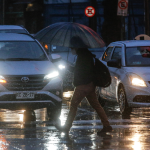 Lluvia En Santiago 21 Agosto