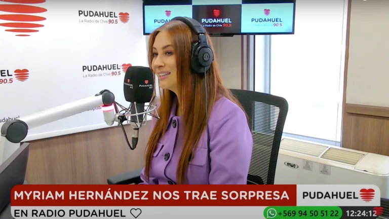 Myriam Hernández Visita Radio Pudahuel (1)