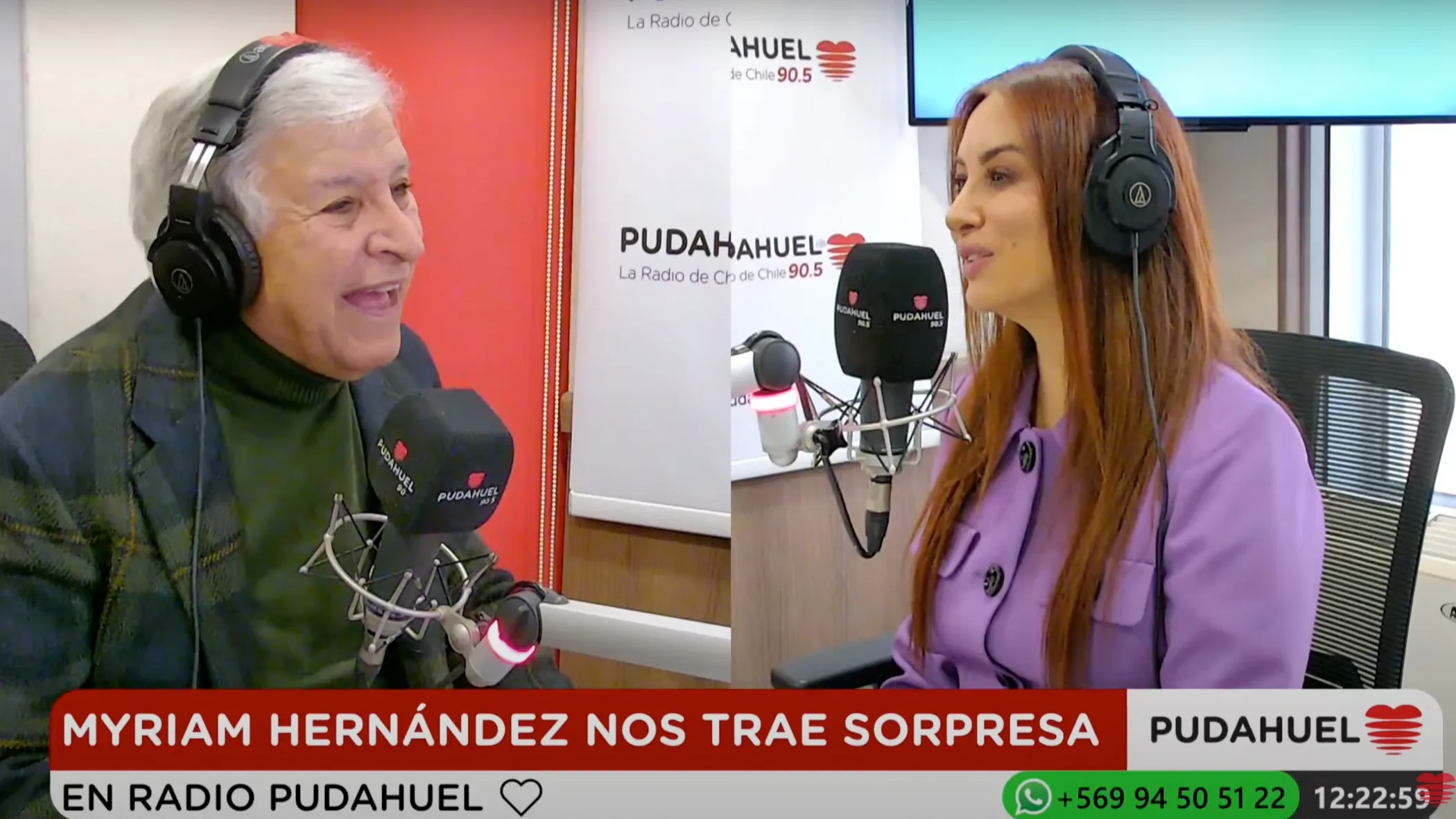 Myriam Hernández Visita Radio Pudahuel