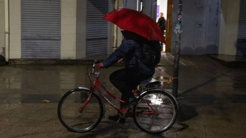 Lluvia En Santiago