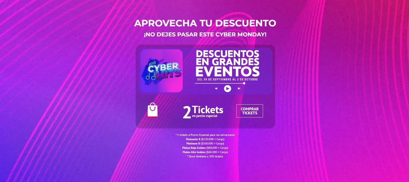 Descuentos Cyber Monday Gala Pudahuel 2024