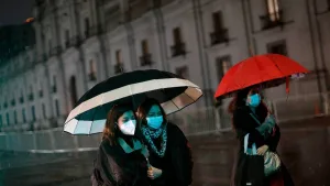 Lluvia En Santiago