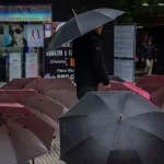 Lluvia en Santiago