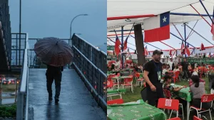 Lluvia En Santiago