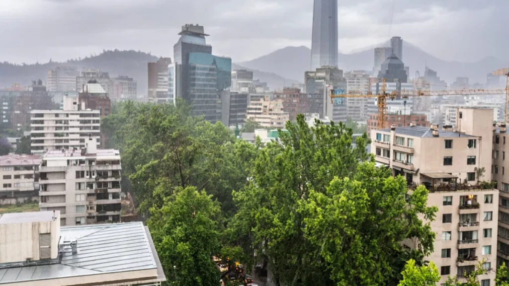 Lluvia En Santiago