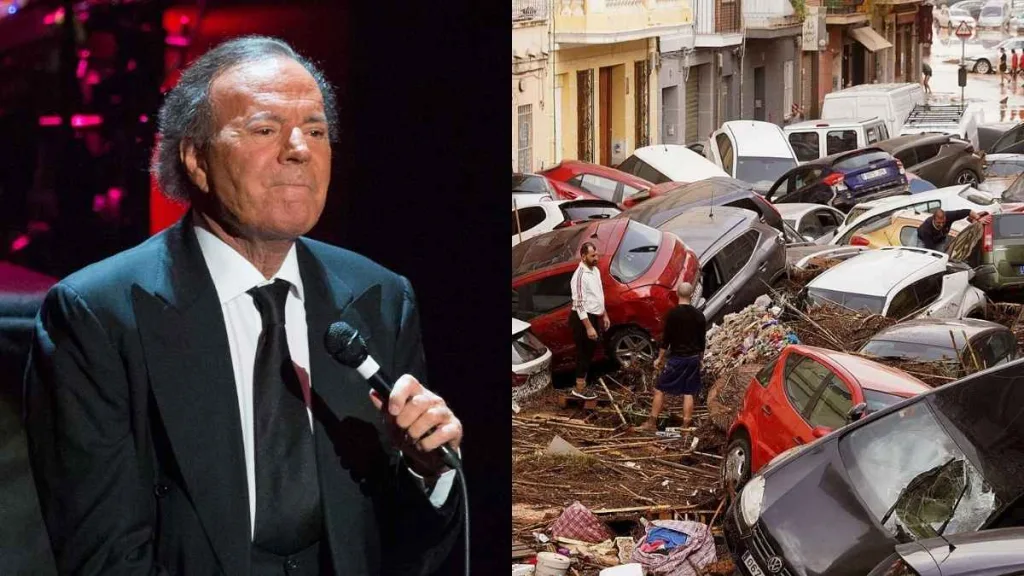 España Valencia Catastrofe Julio Iglesias