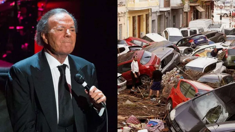 España Valencia Catastrofe Julio Iglesias