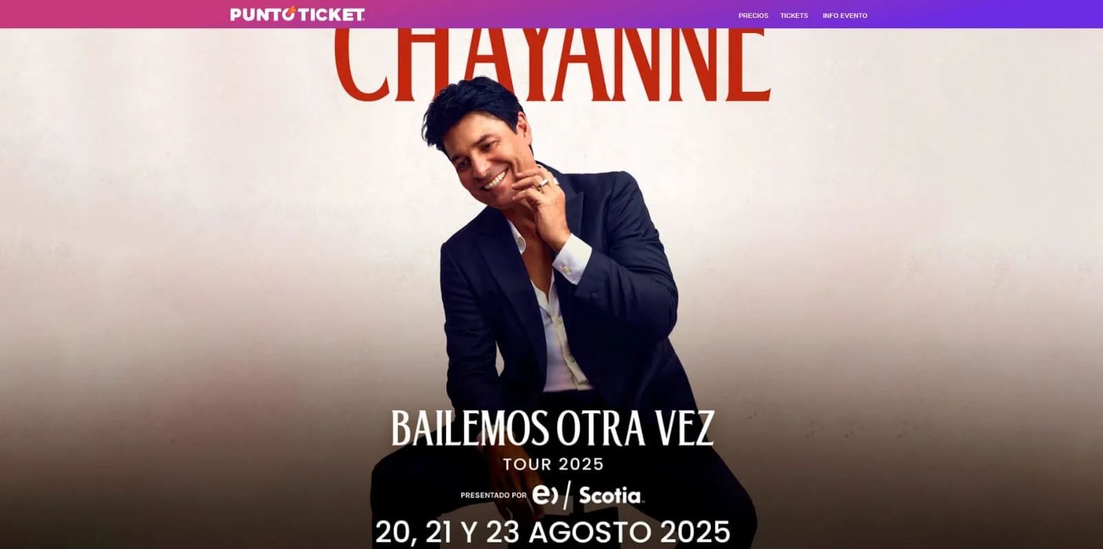 Entradas De Chayanne En Chile