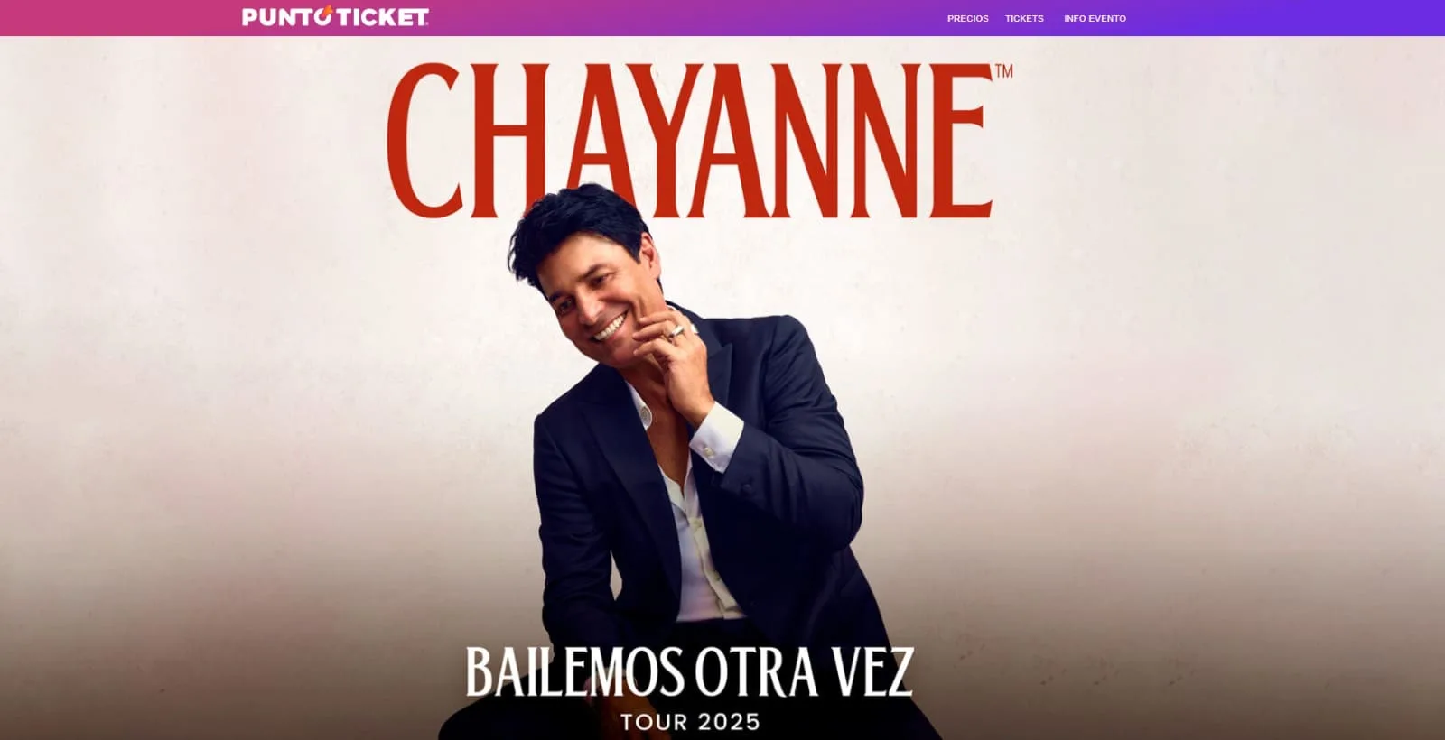 Entradas Para Chayanne En Puntoticket