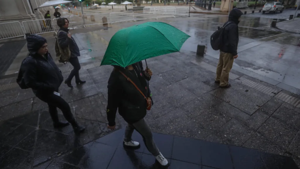 Lluvia En Santiago