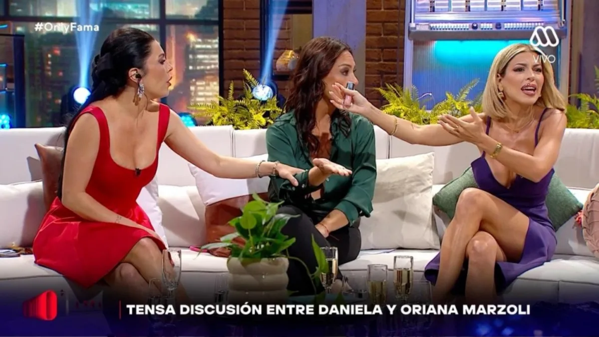 Las tuvieron que hacer callar: Daniela Aránguiz y Oriana Marzzoli protagonizan pelea en vivo 