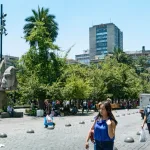 Altas temperaturas en Santiago