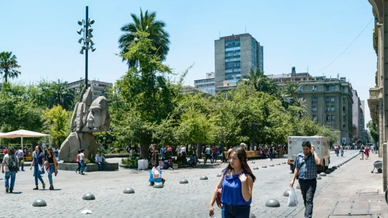 Altas temperaturas en Santiago